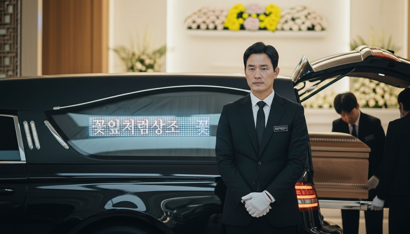 꽃잎처럼상조 장례지도사 입관식 준비