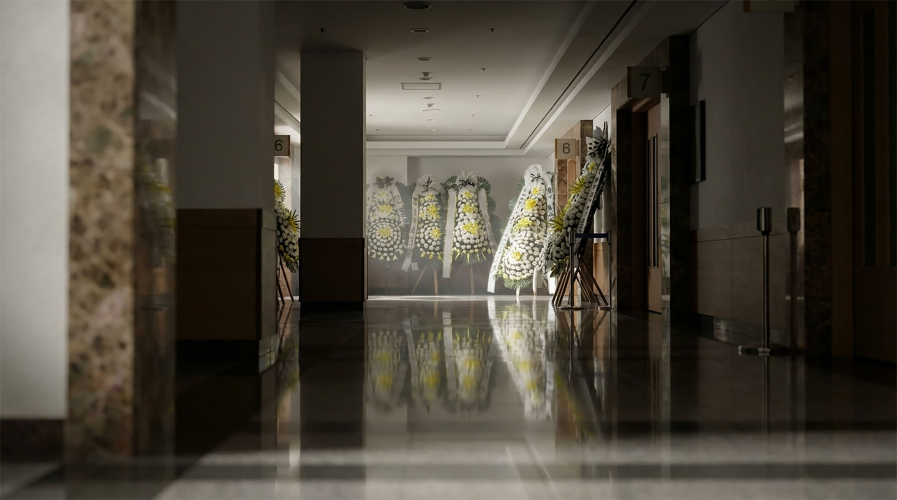 “아산병원장례식장동선.”